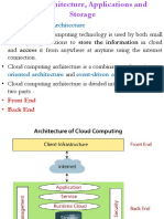 Cloud Architecture and Storage