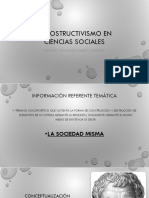El Costructivismo en Ciencias Sociales: Editado: Ivan Alexis Suarez Camargo