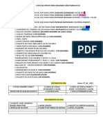 Lista de Utiles para Segundo Año 2023