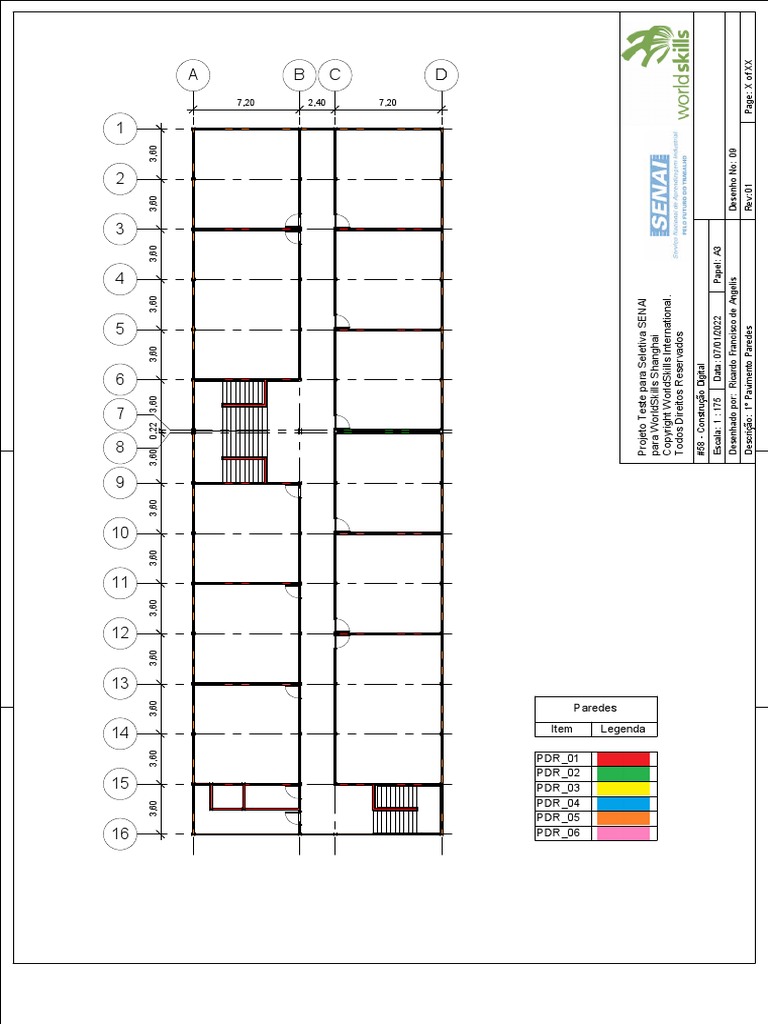 A B C D 1 Paredes Item Legenda PDR 01 PDR 02 PDR 03 PDR 04 PDR