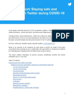 Twitter Covid-19 Report - August 2020 69160
