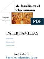 Estado de Familia en El Derecho Romano