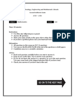 G10 Math Midterm Exam Questions