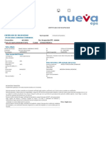 Certificado de Incapacidad: Consecutivo: Nro. Incapacidad EPS: Fecha de Ingreso: Ciudad: Soledad/Atlántico