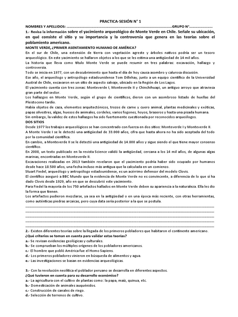 Practica 1 Pdf Arqueología
