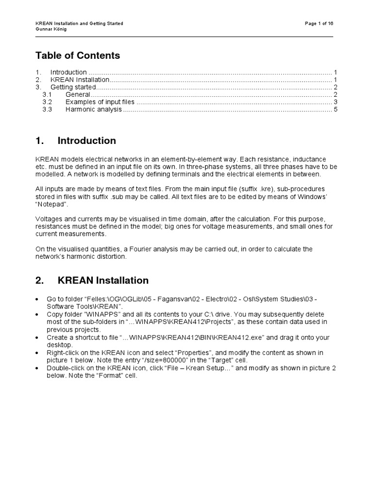 Krean install get started pdf computer file transformer