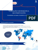 Variação Geográfica Do Português