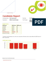 Aptis test results for Konstantin Korkelia