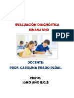 Prueba Diagnòstica 10mo