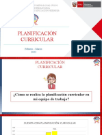 Planificación Curricular: Febrero - Marzo 2023