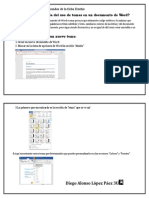 Actividad 2. Aplicando Comandos de La Ficha Diseño ¿Cuál Es La Importancia Del Uso de Temas en Un Documento de Word?