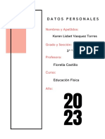 Datos Personales: Nombres y Apellidos