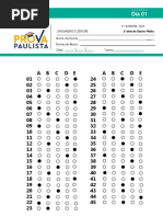 Cartao Resposta em Branco para Imprimir Com 90 Questoes | PDF ...