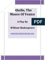 Othello, The Moore of Venice: A Play by William Shakespeare