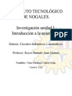 Instituto Tecnológico de Nogales. Investigación Unidad I, Introducción A La Neumática