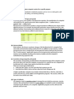 Evaluate Computer Systems for Specific Purposes