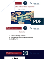 Ponencia 5 - El Riesgo Político en Los Contratos Corporativos - Be Lawyer