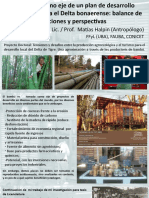 El Bambú Como Eje de Un Plan de Desarrollo Sustentable para El Delta Bonaerense: Balance de Acciones y Perspectivas