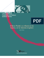 Zabala_2006_El Banco Mundial y su influencia en las mujeres y en las relaciones de género