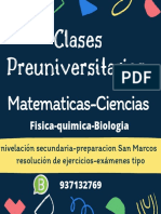 Clases Preuniversitarias: Matematicas-Ciencias