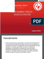 El Examen Físico, Auscultacion: Cartagena, 09/04/2021