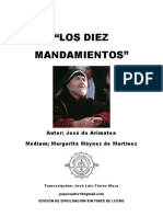 "Los Diez Mandamientos": Autor: José de Arimatea Médium Margarita Máynez de Martínez