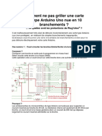 Comment Ne Pas Griller Une Carte de Type Arduino Uno Nue en 10 Branchements ?