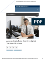 Accounting & Data Analytics - What You Need To Know - Franklin University