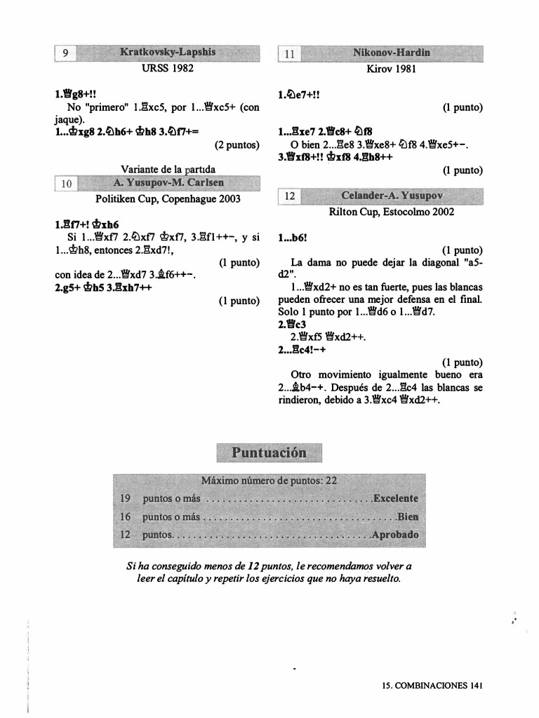 El Metodo Artur Yusupov - 8 - 1 | PDF | Ajedrez | Juegos de estrategia ...