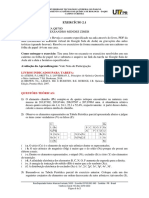 Exercício 2.1 - Química QB70D