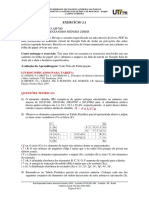 Exercício 21 - Química QB70D - 230410 - 232945