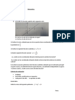 Examen Matemática