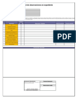 Control de Observaciones en Expediente de Crédito Bel NUEO