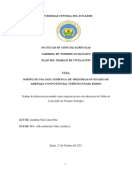 Trabajo de Titulación Presentado Como Requisito Previo A La Obtención Del Título de Licenciado en Turismo Ecológico