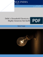 Impact Series Paper - Delhi Power Subsidies - Tongia