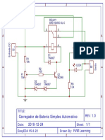 Schematic - Carregador Bateria Simples Automático - (FVM Learning)