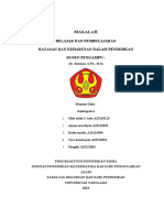 Belajar Dan Pembelajaran Batasan Dan Keharusan Dalam Pendidikan