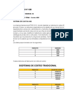 Sisdtemas de Costeo Tradicional: Laboratorio #02B