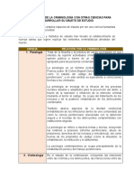 Interrelacion de La Criminología Con Otras Ciencias PDF