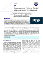 Extraction and Characterization of Fe O From PT. Indonesia Chemical Alumina West Kalimantan