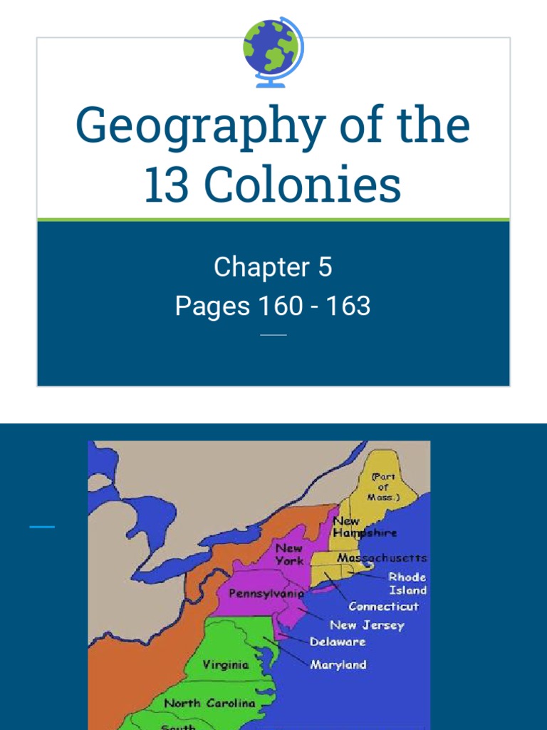 Geography of the 13 Colonies | PDF