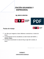 Tributación Aduanera Y Empresarial: Mg. Marco Arratea