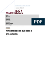 Universidades Públicas e Innovación: Nydia Ruiz / 7 de Octubre de 2020