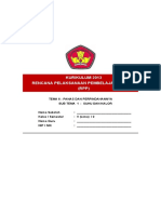 Kurikulum 2013 Rencana Pelaksanaan Pembelajaran (RPP) (RPP)