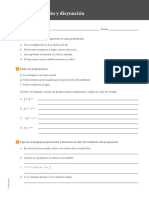 Hoja de Trabajo 06 - Conjunción Disyunción - Unidad 1 - Santillana 8