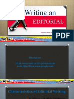 Writing An Editorial