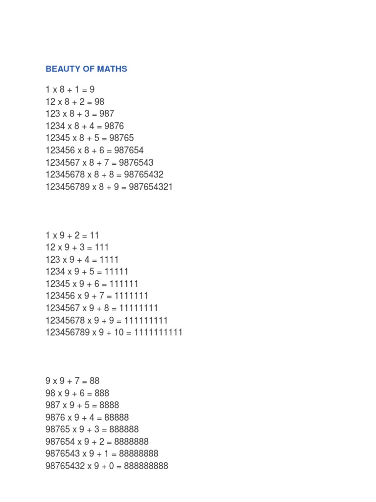 Math Tricks for Enthusiasts | PDF | Discrete Mathematics | Mathematical ...