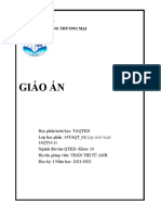 Giáo Án: Trường Cao Đẳng Thương Mại