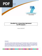 Consortium Agreement Checklist - en