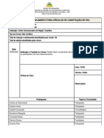 Ficha de Planejamento para Círculos de Construção de Paz